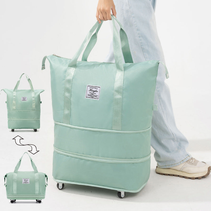Expandable Wheeled Duffle Bag
