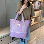 Expandable Wheeled Duffle Bag